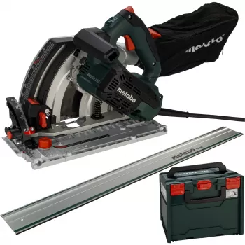 Metabo KT 66 BL + FS 160 Hand-Held Circular Saw 1200W Brushless with Guide Rail