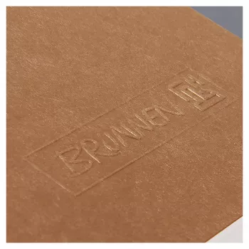 BRUNNEN FACT!plus Notebook A4 Squared 96 Sheets Brown 104347270