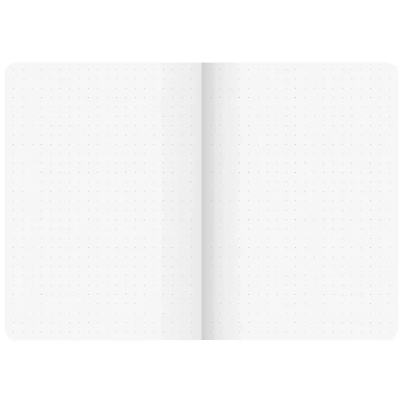 BRUNNEN FACT!plus Notebook DIN A6 Dot Grid Hardcover Black
