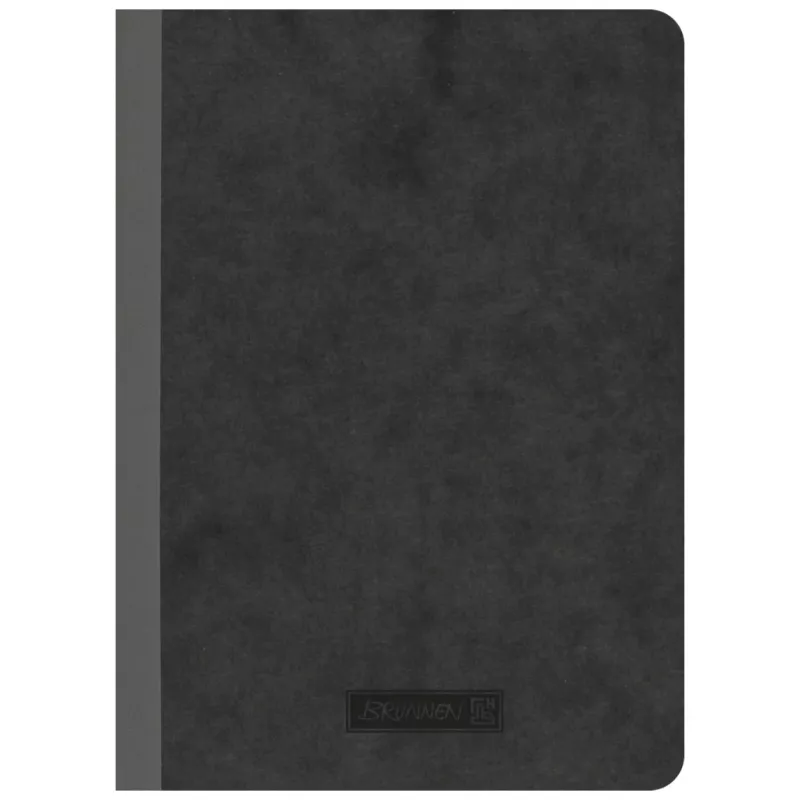 BRUNNEN FACT!plus Notebook DIN A6 Dot Grid Hardcover Black