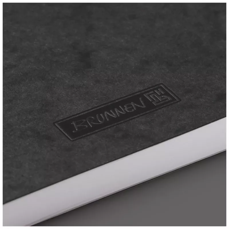BRUNNEN FACT!plus Notebook DIN A6 Dot Grid Hardcover Black