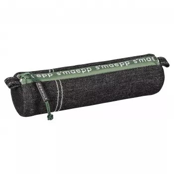 BRUNNEN s'maepp Street Style Pencil Case, Black, Polyester, Zipper Closure