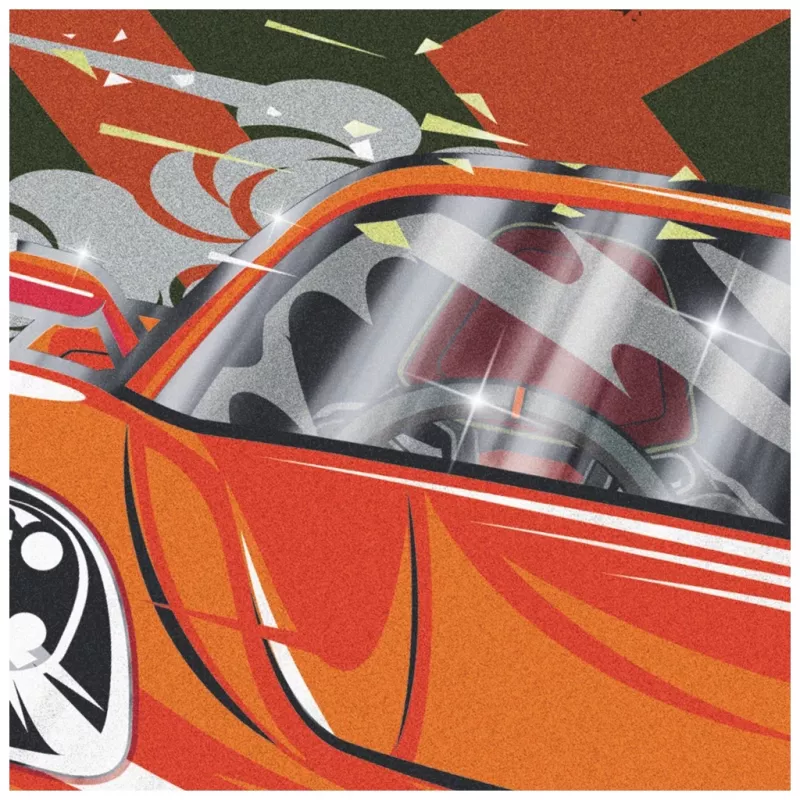 BRUNNEN Fast Wheels Document Folder A4 Red/Green