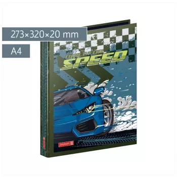 Brunnen Fast Wheels Ring Binder Blue