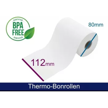 ARTDEV Thermal Roll - 112 80 25 B/D/K White approx 70m
