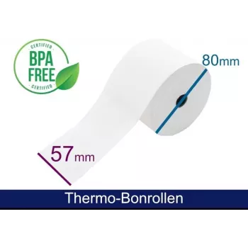 ARTDEV Thermal Paper Roll - 57 80 12 B/D max./K White 78m 55g