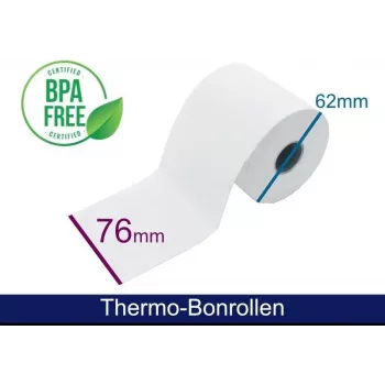 ARTDEV Thermal Roll 76x62x12 mm White 50 m