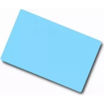 ARTDEV Blank PVC Card - 86 x 54mm 30mil 0.76mm Light Blue