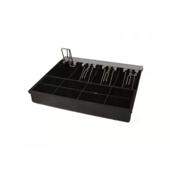 ARTDEV Cash Drawer Insert for AC-3540, Black, 4 Banknote & 8 Coin Compartments