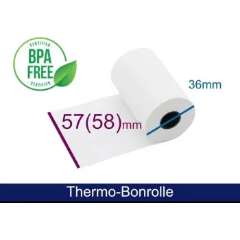 ARTDEV Thermal Roll 57x36x12mm White 15m 48g