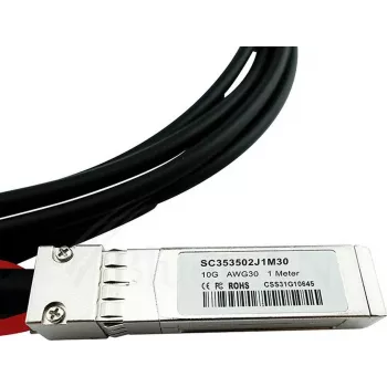BlueOptics 37-1197-01-BL Compatible Cisco 10GBASE-CR Active SFP+ to SFP+ Direct Attach Cable, 3m, AWG30
