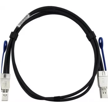 BLUEOPTICS HPE J9734AS Compatible BlueLAN MiniSAS-HD Cable, Passive, 4x Mini-SAS HD (SFF-8644) to 4x Mini-SAS HD (SFF-8644), AWG30, 0.5 Meter (J9734AS-BL)