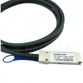 BLUELAN Compatible Cisco QSFP-100G-CU50CM Direct Attach Cable, 100GBASE-CR4, Infiniband EDR, 30AWG, 0.5m