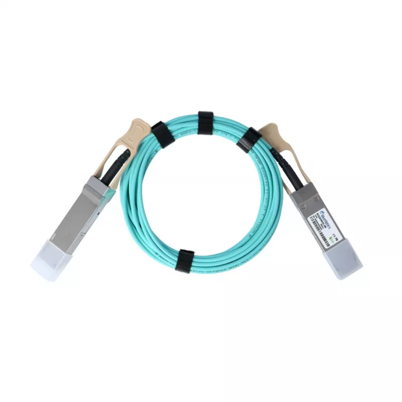 BlueOptics Synology QSFP-100G-AOC-10M Compatible Active Optical Cable QSFP28 10m