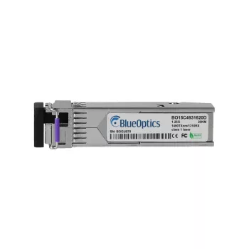 BlueOptics BO15C4931620D Compatible Ruckus E1MG-BXD SFP Transceiver, LC Simplex, 1000BASE-BX-D, Single-Mode, 10 km