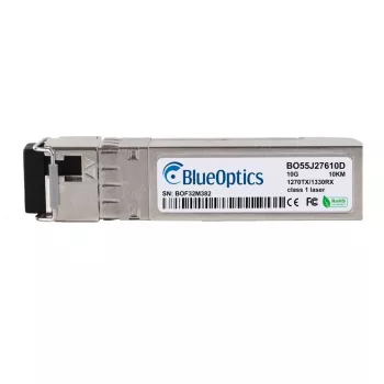 BlueOptics BO55J27610D Compatible Ruckus 10G-SFPP-BXU-S SFP+ Bidi Transceiver, LC-Simplex, 10GBASE-B, 10 km