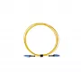 BlueOptics Duplex Fiber Optic Patch Cable, MDC-UPC to MDC-UPC, Singlemode 9/125µm, G.657, 3m, Blue