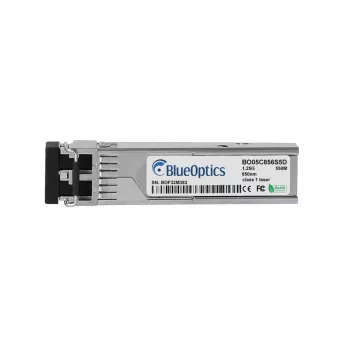 BlueOptics BO05C856S5D Compatible SFP Transceiver, 1000BASE-SX, LC Duplex, 550m, for Finisar (Dell) FTLF8519P2BNL-FC
