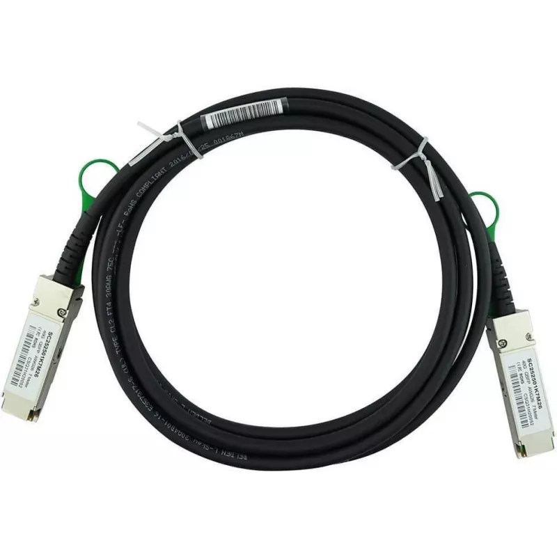 BlueLAN Compatible Raisecom EQP-4/3-C QSFP Direct Attach Cable, 40GBASE-CR4, Ethernet/Infiniband QDR, 28AWG, 5 Meter (EQP-4/3-C-BL)