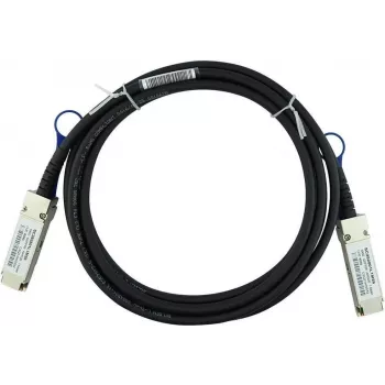 BlueLAN Compatible Amphenol NDAAFJ-0005 QSFP28 Direct Attach Copper Cable, 100GBASE-CR4, InfiniBand EDR, 30AWG, 2 Meter (NDAAFJ-0005-BL)