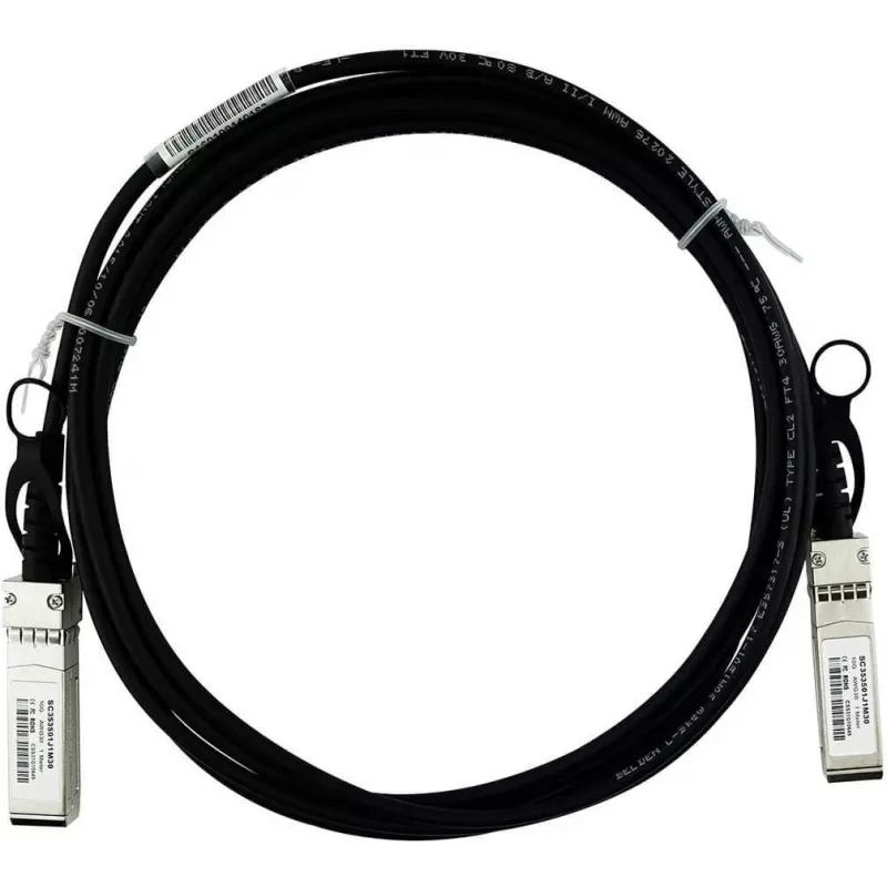 BlueLAN Compatible Hirschmann SFP-10-DAC-05m 10GBASE-CR Passive SFP+ Direct Attach Cable, 0.5m, AWG30