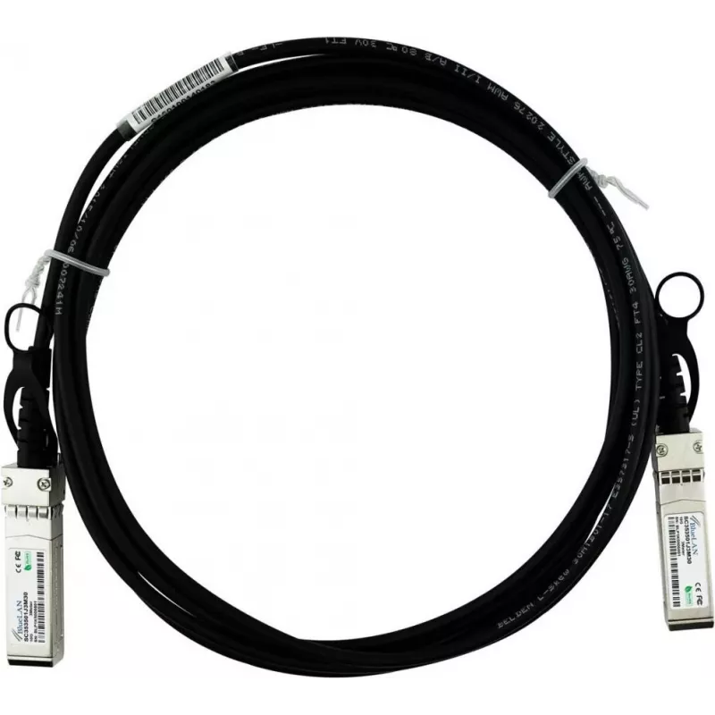 BlueLAN Compatible Mellanox MCP21J1-X001A 10GBASE-CR Passive SFP+ to SFP+ Direct Attach Cable, 1M, AWG30