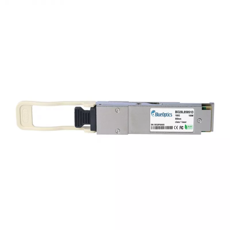 BlueOptics FTLC9558REPMPAN Compatible QSFP28 100GBASE-SR4 Transceiver BO28L859S1D