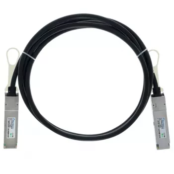 BlueOptics Extreme Networks 20G-DACP-QSFP1SFPDD1M BlueLAN QSFP+ Direct Attach Cable, 40GBASE-CR4, 30AWG, 1 Meter