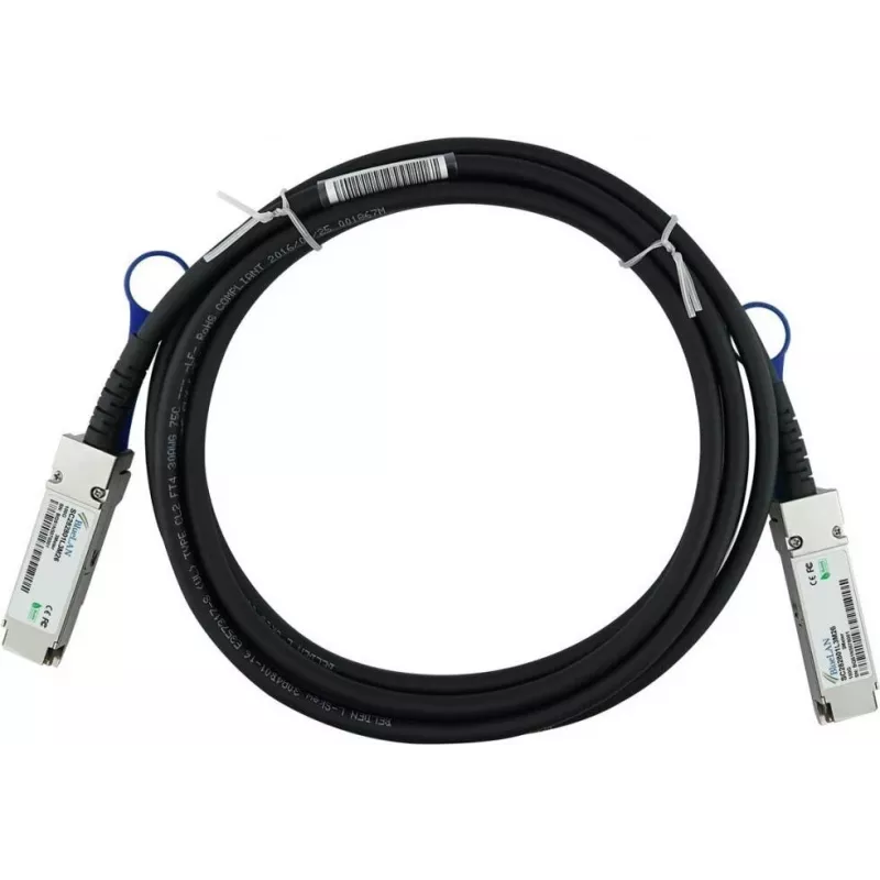 BlueLAN Compatible NVIDIA 980-9I620-00C003 QSFP28 Direct Attach Cable, 100GBASE-CR4, 3m, Passive