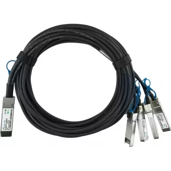BlueOptics NVIDIA 980-9I486-00C001 BlueLAN SC282701L1M26 Passive 100GBASE-CR4 QSFP28 to 4x25GBASE-CR SFP28 Direct Attach Breakout Cable, 1 Meter