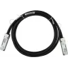BlueLAN QSFP+ Direct Attach Cable, 40GBASE-CR4, 30AWG, 0.5m (50cm) - Fortinet Compatible
