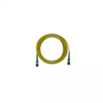 BlueOptics Compatible HPE P45704-001 MPO/APC to MPO/APC Single-Mode OS2 Fibre Optic Trunk Cable, 30m, Yellow