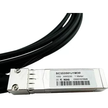 BlueLAN Compatible Extreme Networks 10GB-C01-SFPP 10GBASE-CR Passive SFP+ to SFP+ Direct Attach Cable, 1m, AWG30