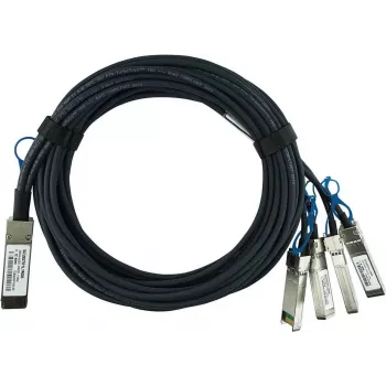 BlueLAN Compatible Arista CAB-Q28-S28-2M Passive 100GBASE-CR4 QSFP28 to 4x25GBASE-CR SFP28 Direct Attach Breakout Cable, 2m, AWG26
