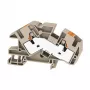 Weidmüller AITB 16 BB 2C Installation Terminal Block, Screw Connection, DIN Rail, 500V, 76A, 0.5-16 mm², Dark Beige