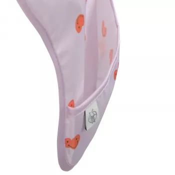 Lassig Waterproof Bib Set 6m+ Happy Rascals Heart Lavender