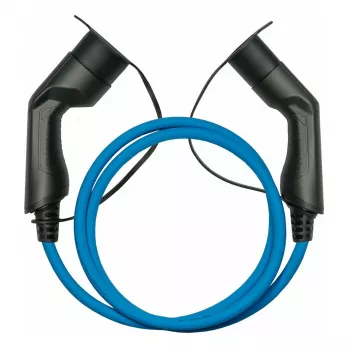 KABELMEISTER Mode 3 EV Charging Cable, Type 2 Plug to Socket, 3-Phase, 16A, 11kW, Blue, 7.5m