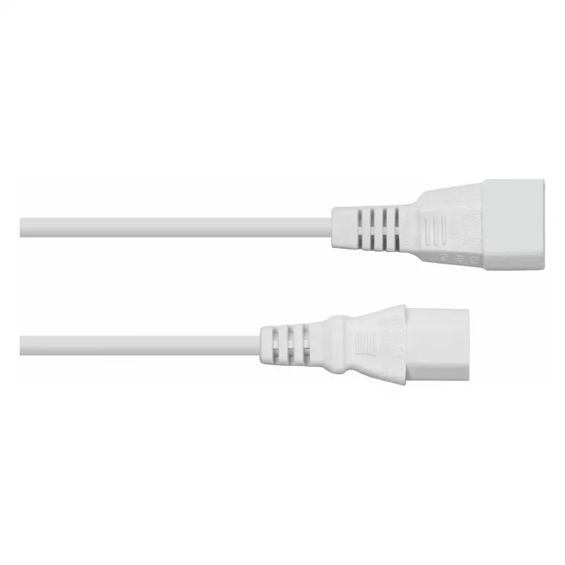 KABELMEISTER IEC C14 to C13 Power Extension Cable 1m White