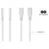 Kabelmeister Euro Extension Cable C8 to C7 White 1.8m