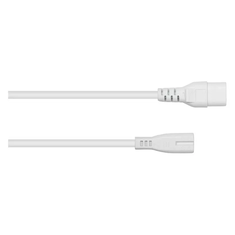 Kabelmeister Euro Extension Cable C8 to C7 White 1.8m