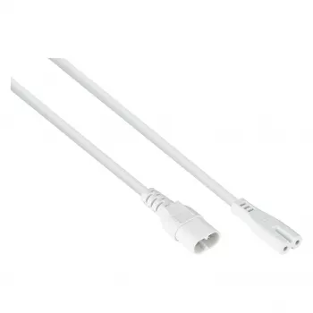 Kabelmeister Euro Extension Cable C8 to C7 White 1.8m