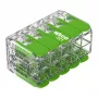 WAGO 221-430 COMPACT 2-Conductor Connector, 0.2-4 mm², 15 pcs, Green Range
