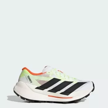 adidas TERREX Agravic TT Women's Trail Running Shoes - Footwear White / Core Black / Impact Orange - EU 40