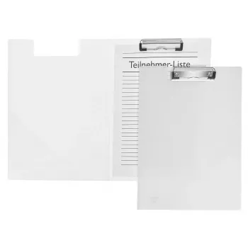 Foldersys Transparent Clipboard Folder A4 PVC