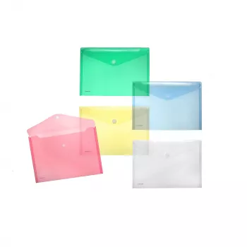 FolderSys Document Collection Sleeve 40101-94 DIN A4 Landscape Assorted 10 pcs./Pack