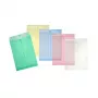 FolderSys 10 Document Pockets Assorted Smooth A4