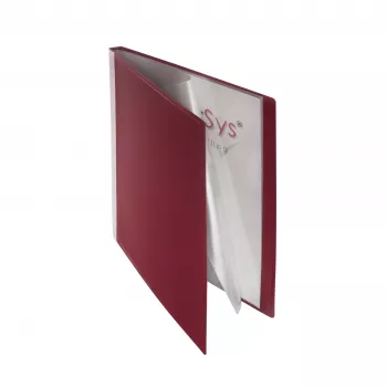 Foldersys Display Book Bordeaux with 20 Sleeves