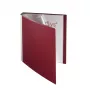 FolderSys Display Book Bordeaux with 40 Pockets