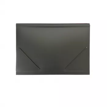 FolderSys 5-Compartment Expanding File Folder A4 Black