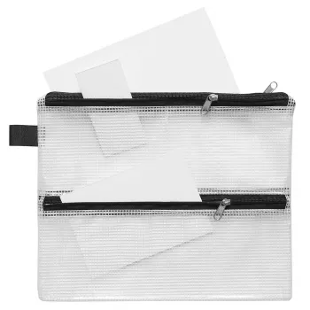 FolderSys A5 Zipper Bag Transparent 10-Pack